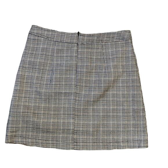Multicolored Plaid Mini Skirt for Work - Picture 1 of 10